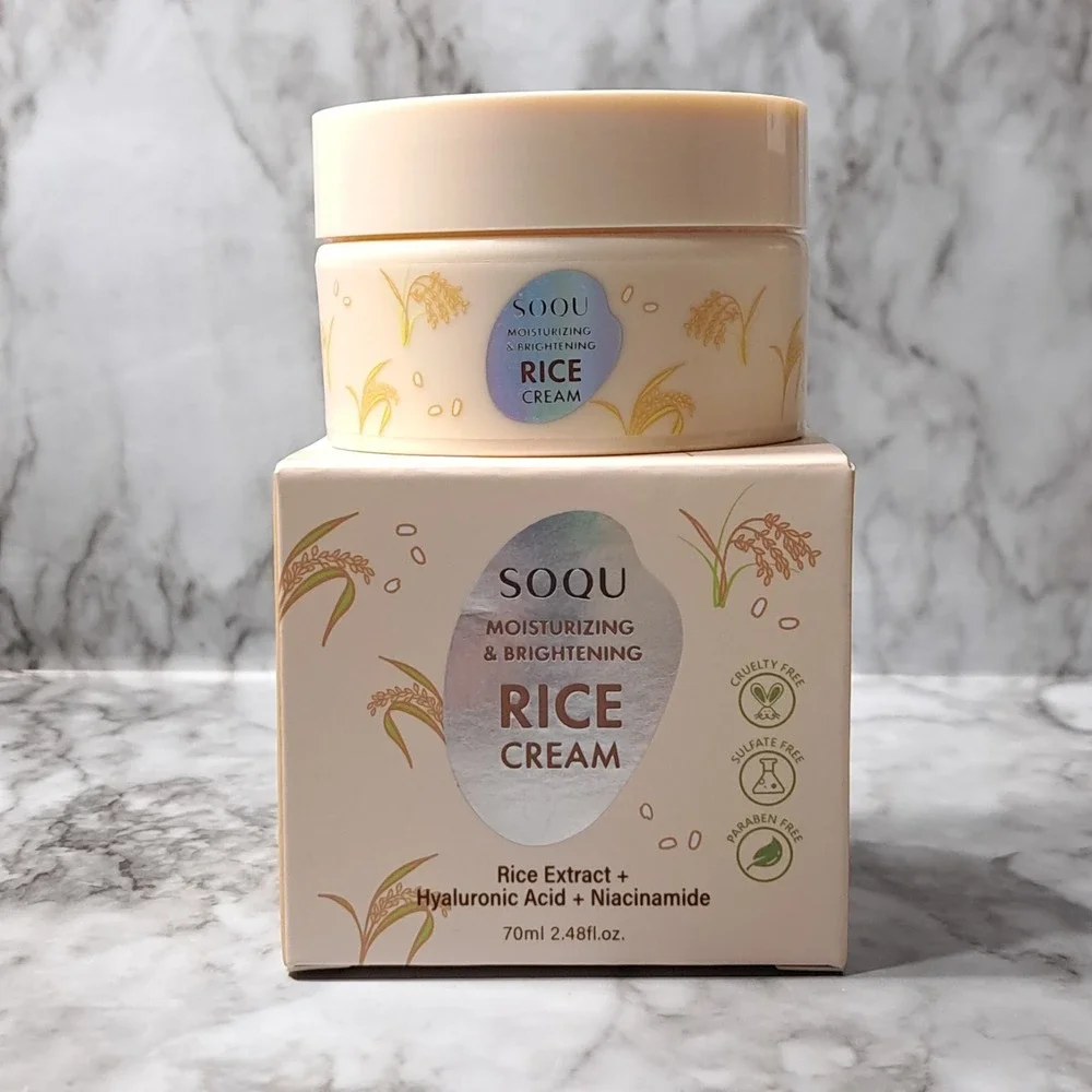 SOQU-Moisturizing & Brightening‎ Rice Cream-Brand New Made In Korea